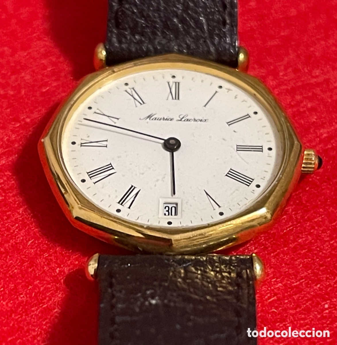 Relojes de pulsera: Reloj de carga manual Maurice Lacroix. Funcionando. - Foto 2