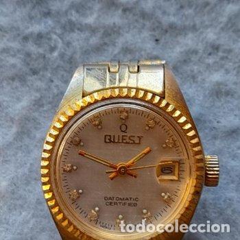 Relojes de pulsera: Reloj Marca Quest. Cl&aacute;sico de dama. - Foto 6