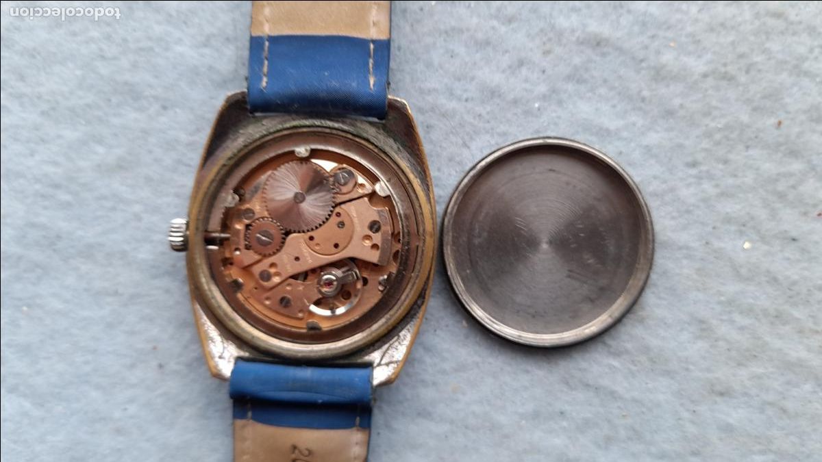Relojes de pulsera: Reloj Marca Inter. Cl&aacute;sico de Caballero. Funcionando. - Foto 6