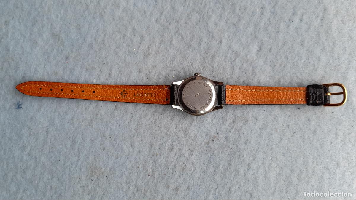Relojes de pulsera: Reloj Marca Savar. Cl&aacute;sico de dama. Funcionando. - Foto 3