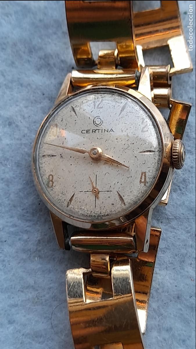 Relojes de pulsera: Reloj Marca Certina. Cl&aacute;sico de dama. Funcionando. - Foto 2