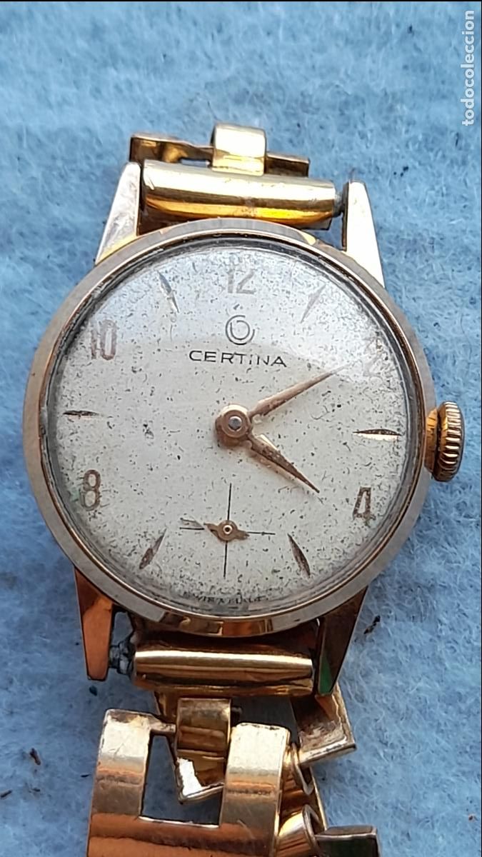 Relojes de pulsera: Reloj Marca Certina. Cl&aacute;sico de dama. Funcionando. - Foto 7