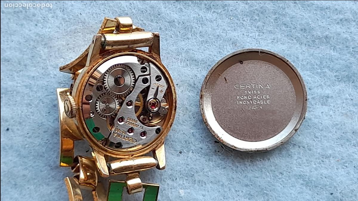 Relojes de pulsera: Reloj Marca Certina. Cl&aacute;sico de dama. Funcionando. - Foto 8