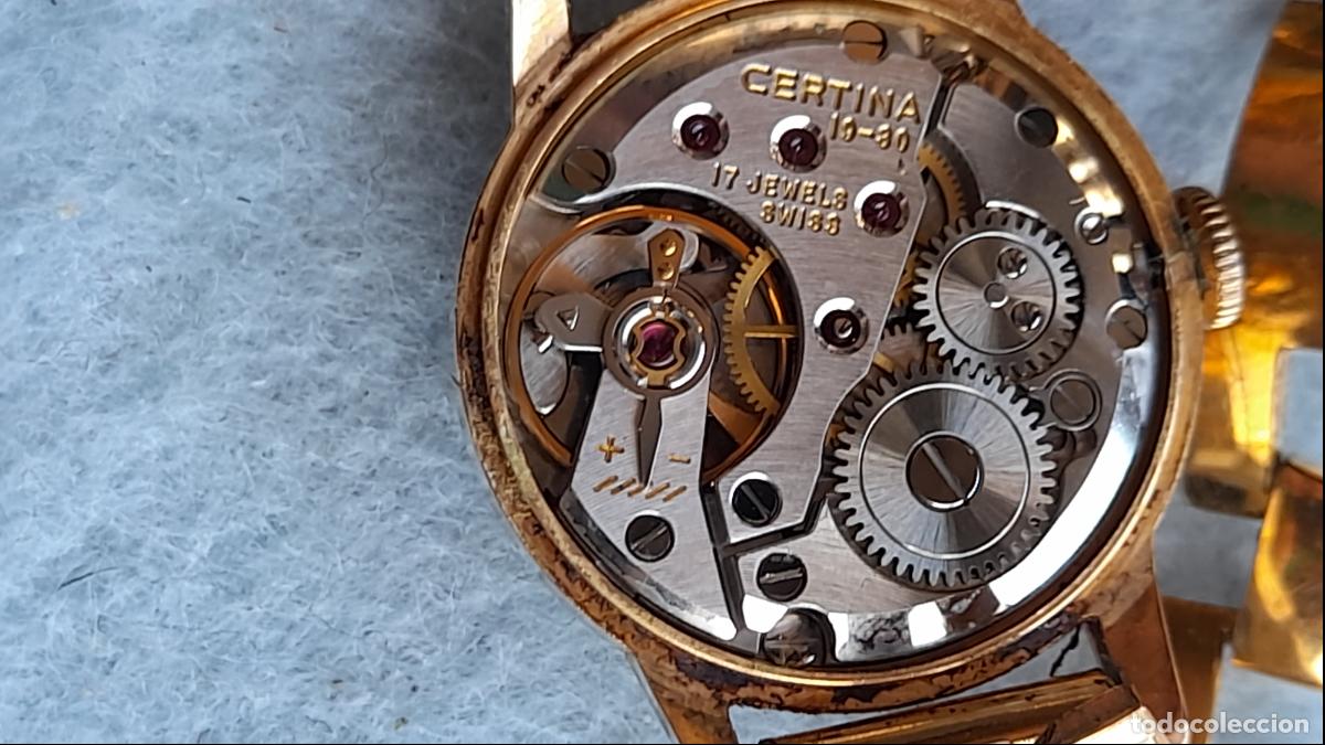 Relojes de pulsera: Reloj Marca Certina. Cl&aacute;sico de dama. Funcionando. - Foto 12
