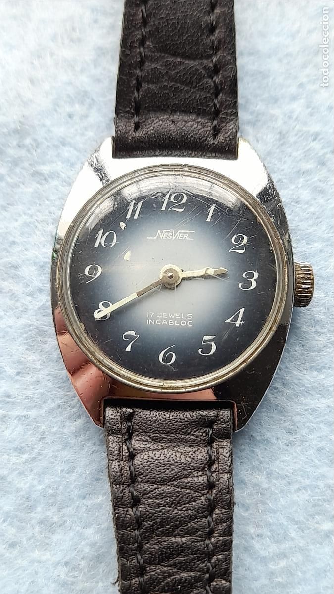 Relojes de pulsera: Reloj Marca Nesvier. Cl&aacute;sico de dama. - Foto 4