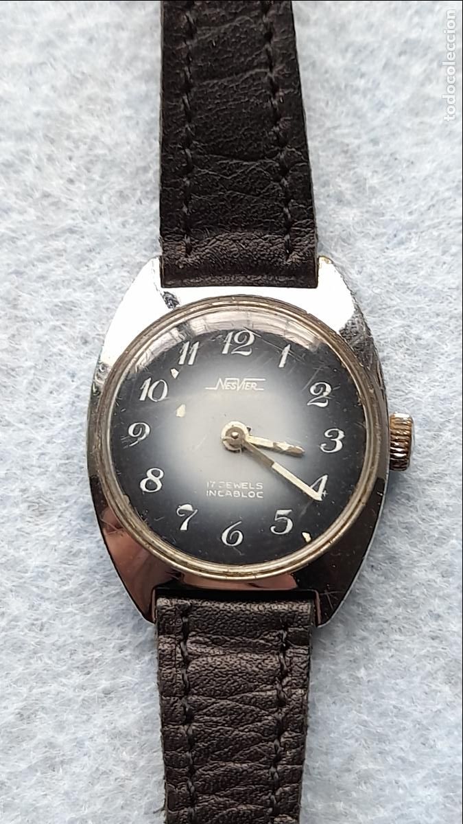 Relojes de pulsera: Reloj Marca Nesvier. Cl&aacute;sico de dama. - Foto 9