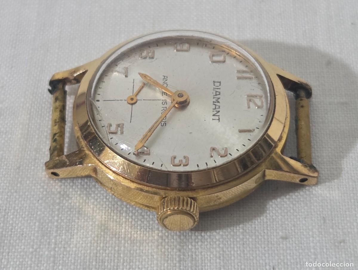 Relojes de pulsera: Reloj a cuerda Diamant, Funcionando - Foto 3