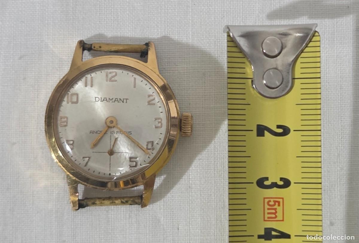 Relojes de pulsera: Reloj a cuerda Diamant, Funcionando - Foto 8