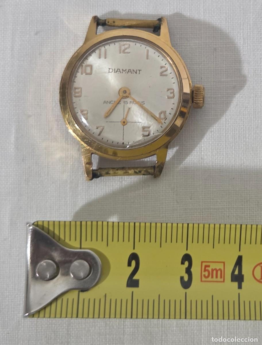 Relojes de pulsera: Reloj a cuerda Diamant, Funcionando - Foto 9