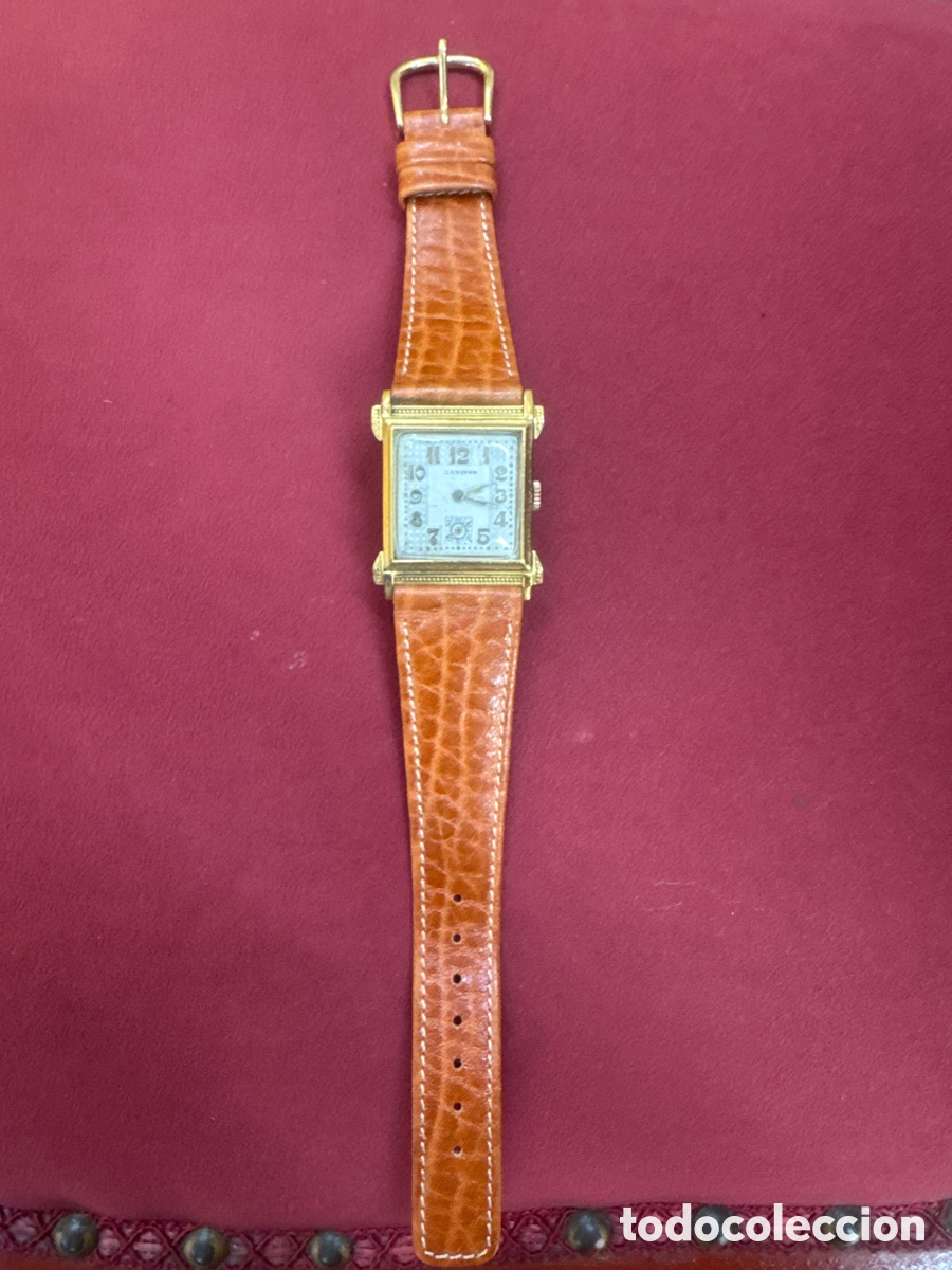 Relojes de pulsera: Reloj : laminor chapado en oro - Foto 1