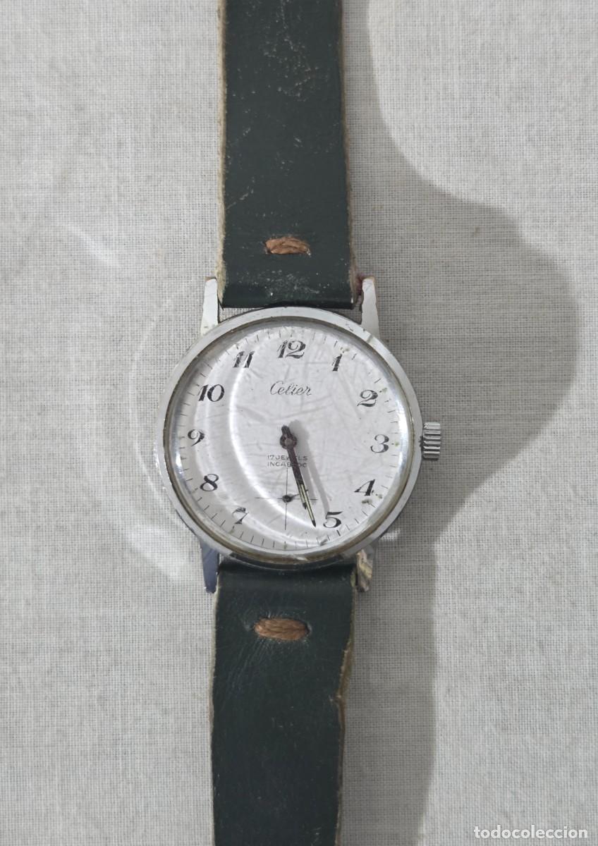 Relojes de pulsera: Reloj de pulsera de cuerda Celier, Funcionando - Foto 1
