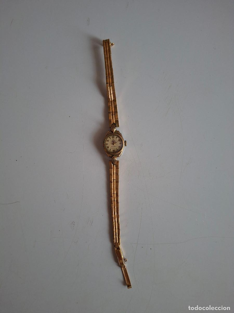 Relojes de pulsera: Reloj de mujer dorado - Foto 1