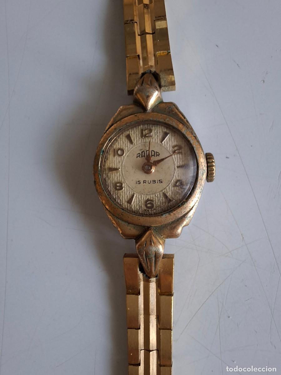 Relojes de pulsera: Reloj de mujer dorado - Foto 2