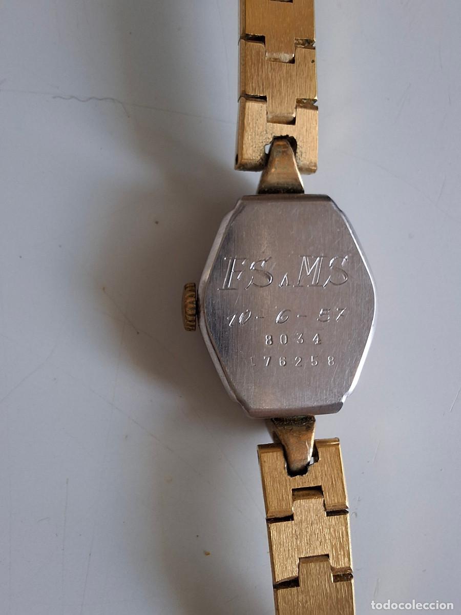 Relojes de pulsera: Reloj de mujer dorado - Foto 3