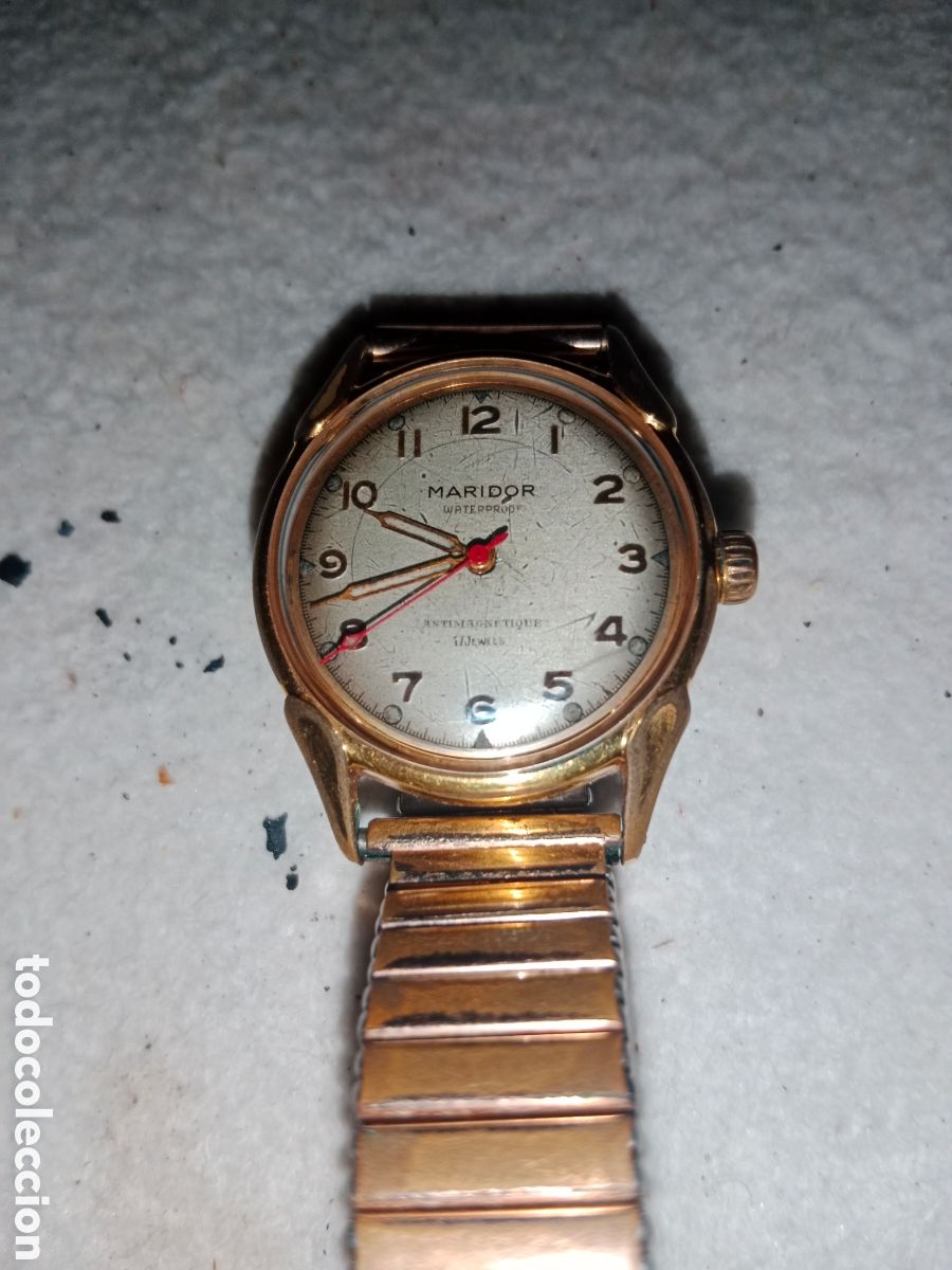 Orologi da polso: Reloj MARIDOR de maquinaria de cuerda... Funciona..