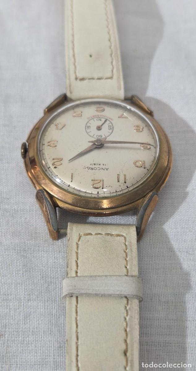 Relojes de pulsera: Reloj a cuerda de pulsera Ancora, Funcionando - Foto 6