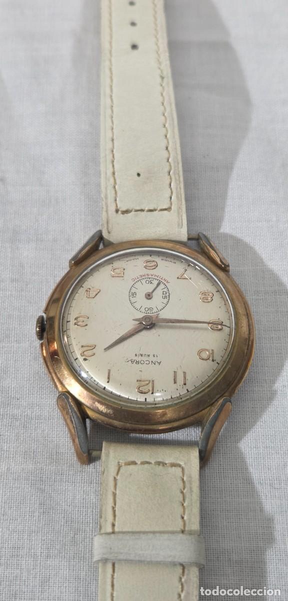 Relojes de pulsera: Reloj a cuerda de pulsera Ancora, Funcionando - Foto 7