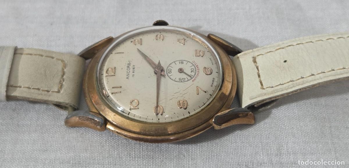 Relojes de pulsera: Reloj a cuerda de pulsera Ancora, Funcionando - Foto 8