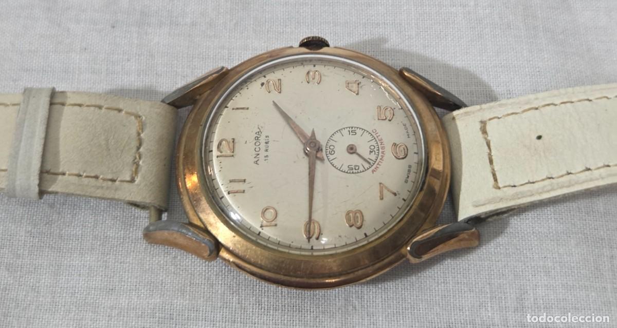 Relojes de pulsera: Reloj a cuerda de pulsera Ancora, Funcionando - Foto 9