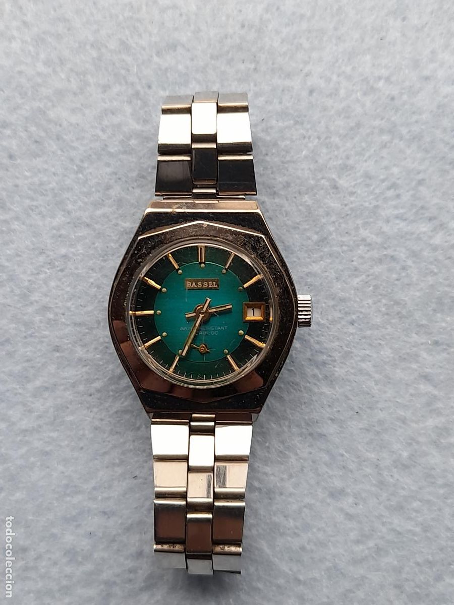 Relojes de pulsera: Reloj Marca Bassel. Cl&aacute;sico de dama. - Foto 1