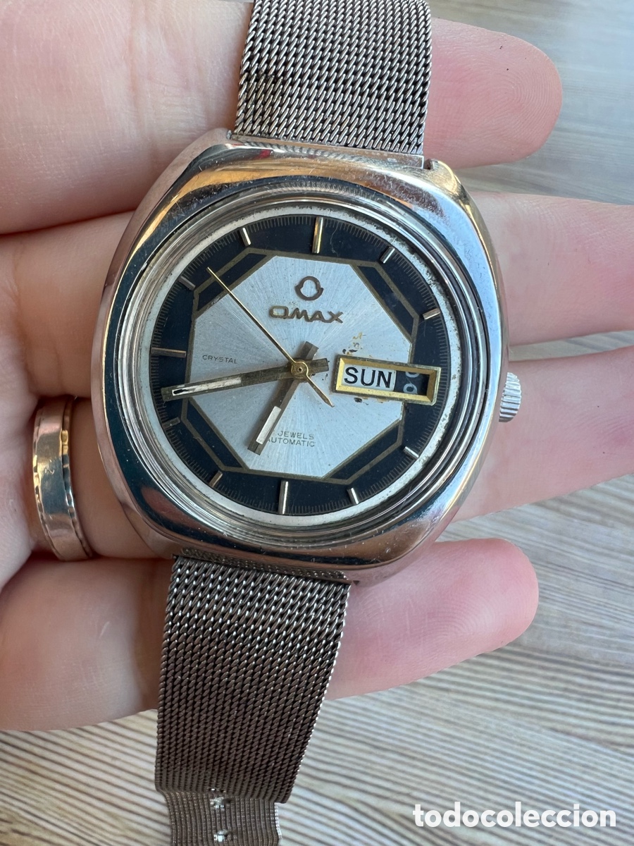 Relojes de pulsera: Reloj omax autom&aacute;tico vintage - Foto 3