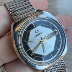 reloj omax automático vintage - Compra venta en todocoleccion