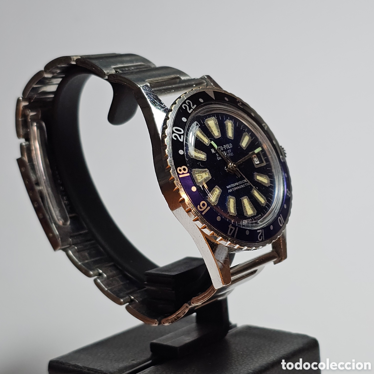 Relojes de pulsera: Reloj Marco Polo caballero funciona - Foto 3