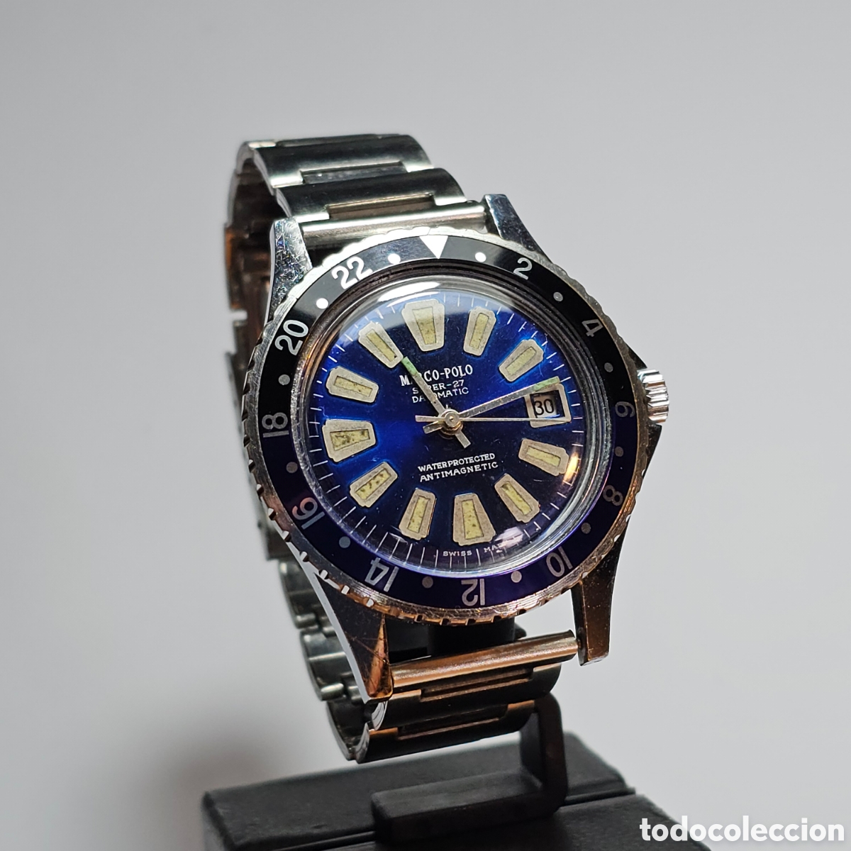 Relojes de pulsera: Reloj Marco Polo caballero funciona - Foto 1