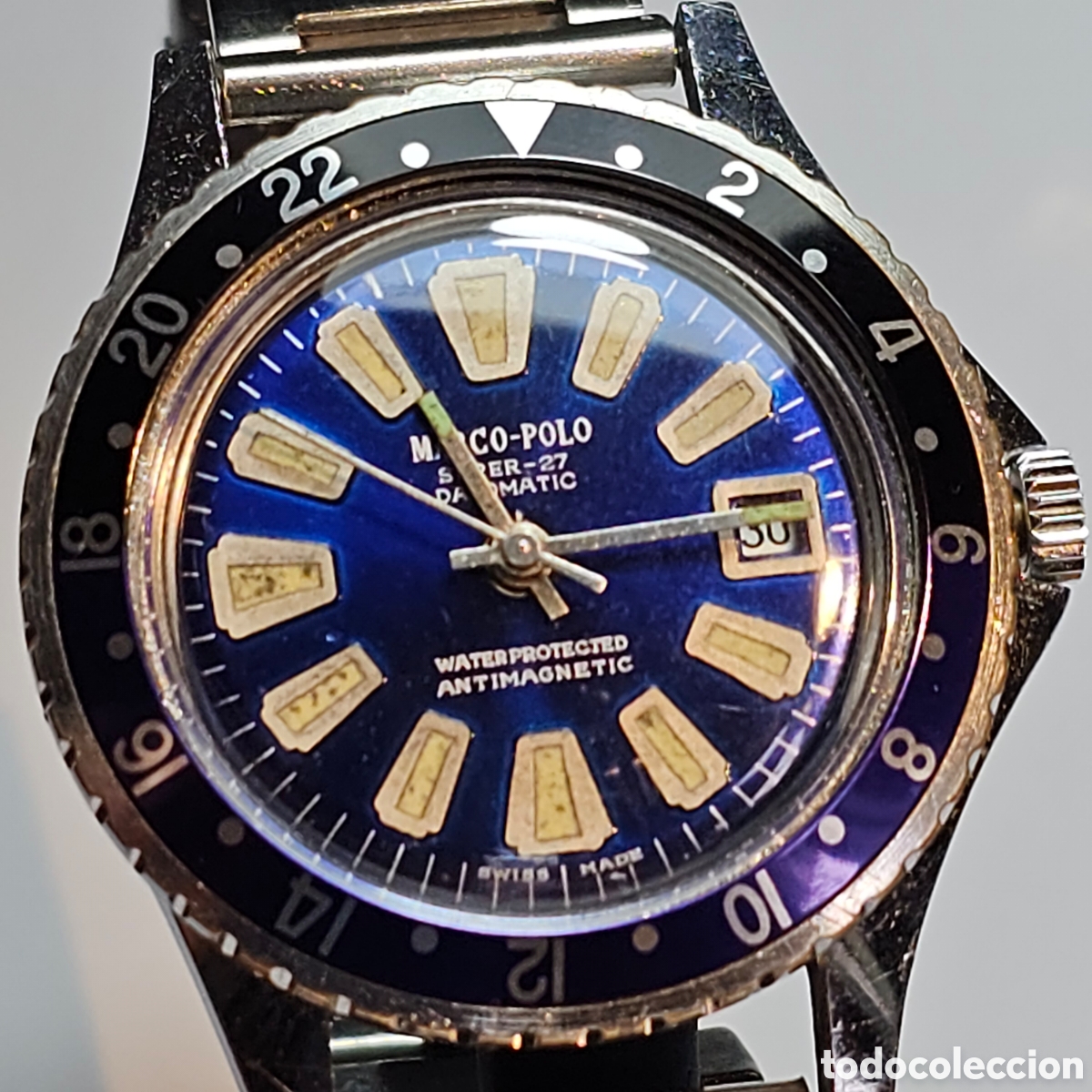 Relojes de pulsera: Reloj Marco Polo caballero funciona - Foto 8