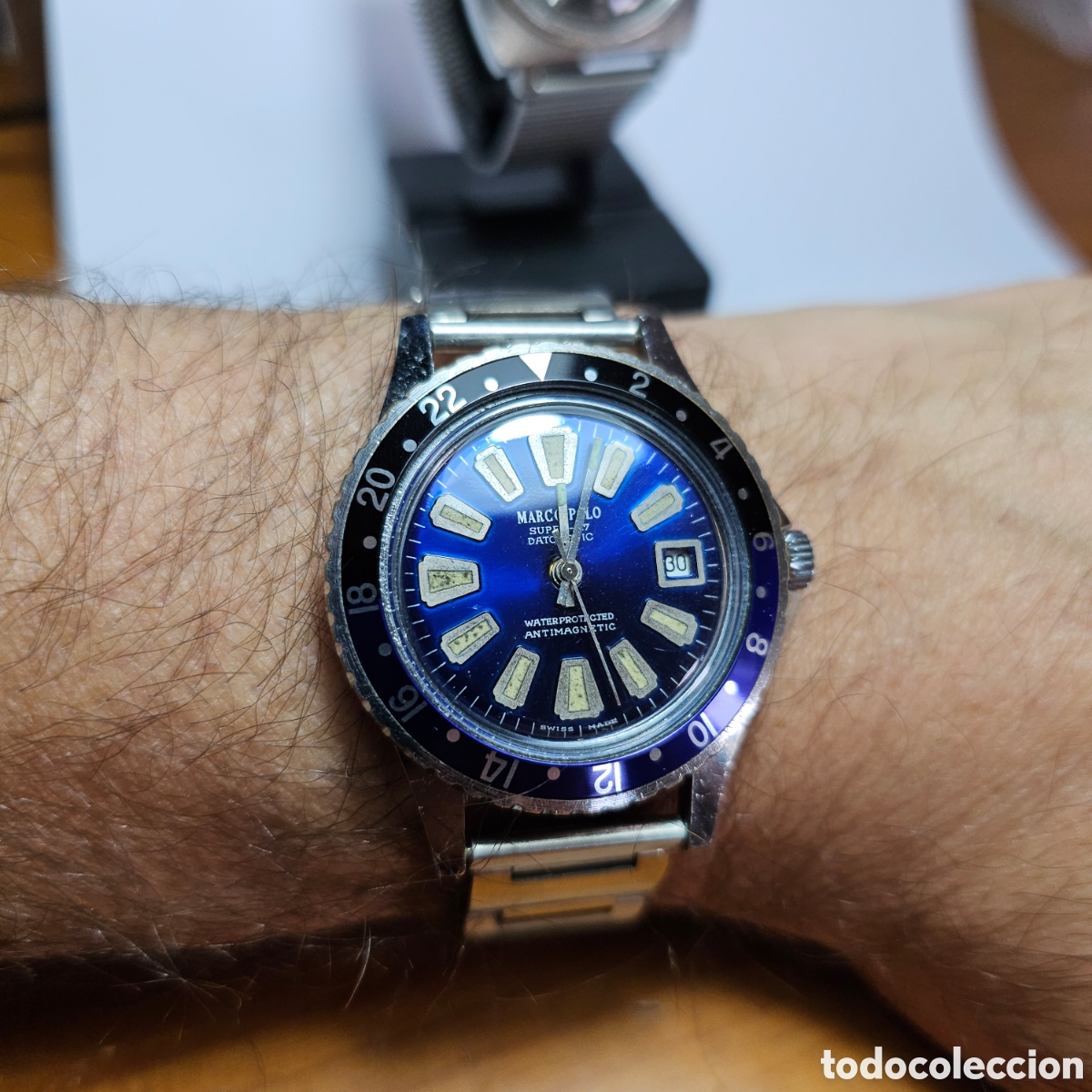 Relojes de pulsera: Reloj Marco Polo caballero funciona - Foto 11