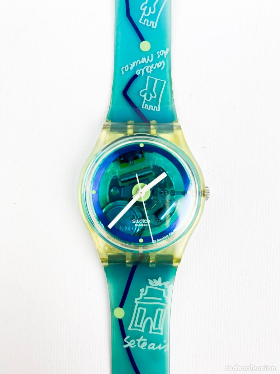 Relojes de pulsera: Rel&oacute;gio Swatch Monte da Lua 1999 - Foto 2