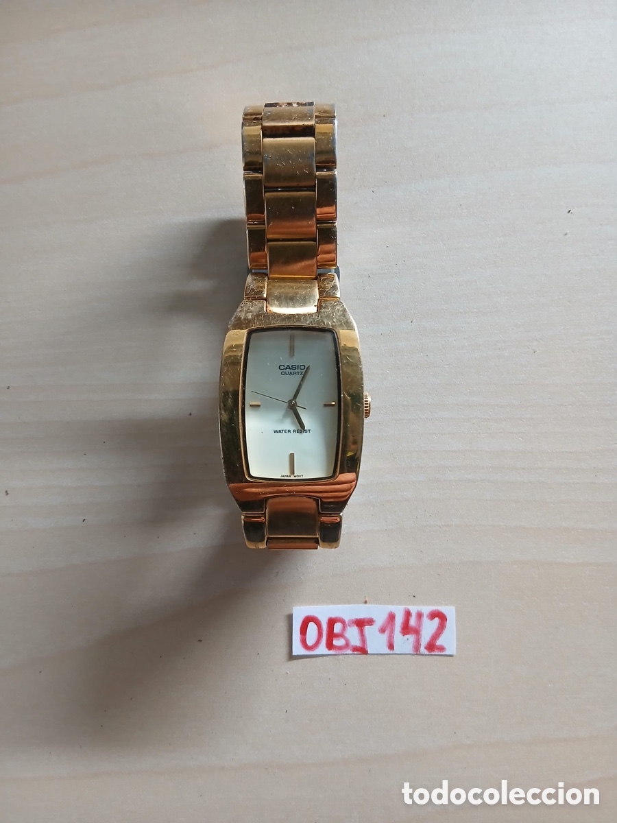 Relojes de pulsera: Reloj Casio chapado en oro - Foto 1