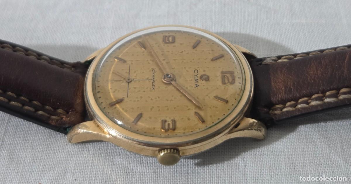 Relojes de pulsera: Reloj Cyma de caballero a cuerda, funcionando - Foto 7