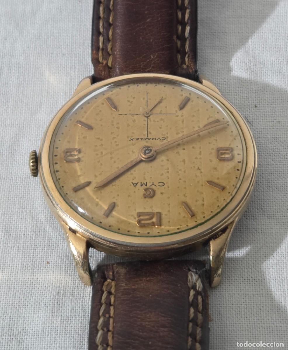 Relojes de pulsera: Reloj Cyma de caballero a cuerda, funcionando - Foto 9