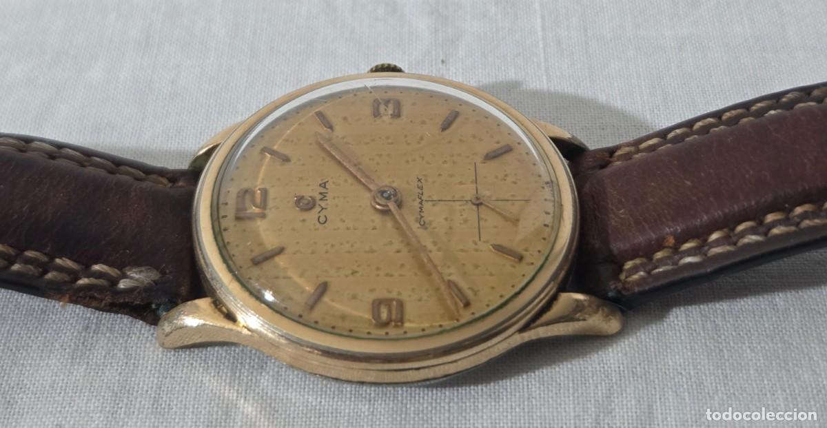 Relojes de pulsera: Reloj Cyma de caballero a cuerda, funcionando - Foto 12