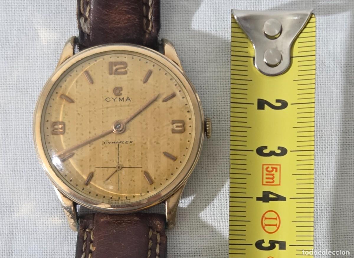 Relojes de pulsera: Reloj Cyma de caballero a cuerda, funcionando - Foto 17