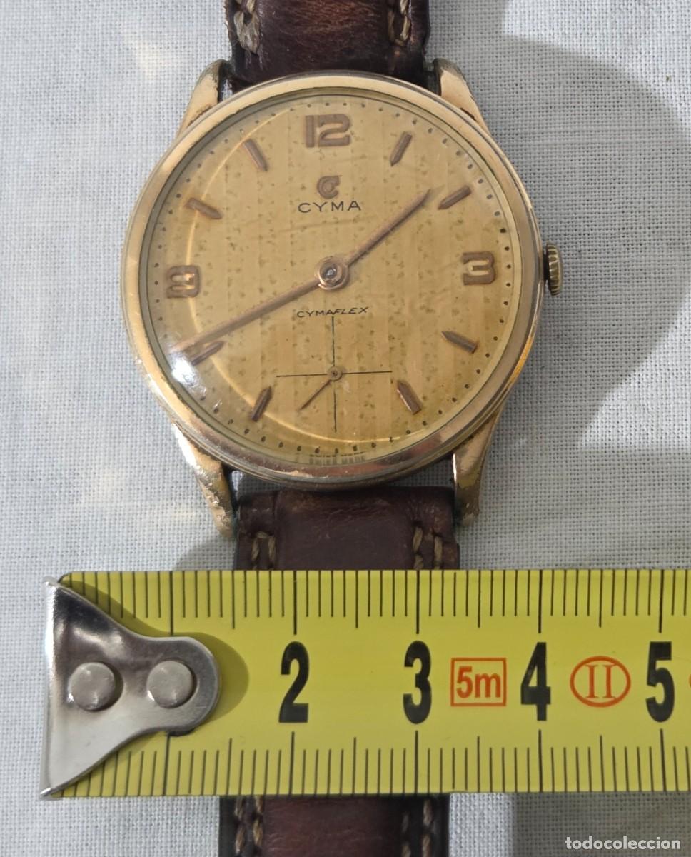 Relojes de pulsera: Reloj Cyma de caballero a cuerda, funcionando - Foto 18
