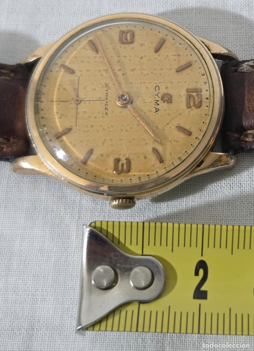 Relojes de pulsera: Reloj Cyma de caballero a cuerda, funcionando - Foto 19