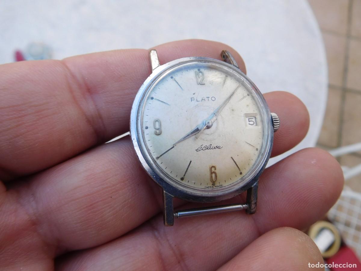 Relojes de pulsera: Reloj de carga manual Plato &eacute;cluse segundero central - Foto 3