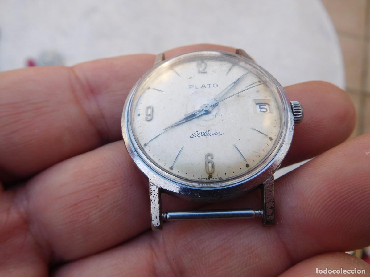 Relojes de pulsera: Reloj de carga manual Plato &eacute;cluse segundero central - Foto 4