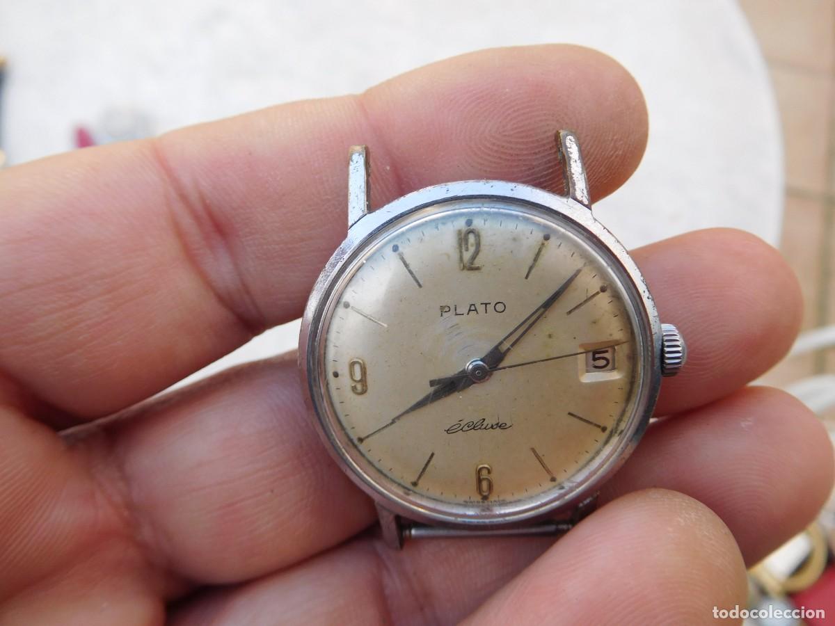 Relojes de pulsera: Reloj de carga manual Plato &eacute;cluse segundero central - Foto 5