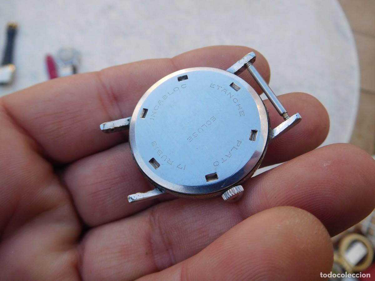 Relojes de pulsera: Reloj de carga manual Plato &eacute;cluse segundero central - Foto 8