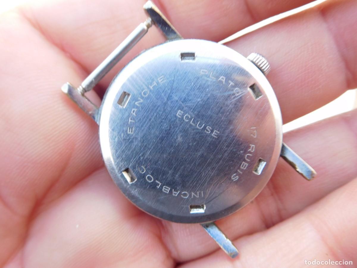 Relojes de pulsera: Reloj de carga manual Plato &eacute;cluse segundero central - Foto 9