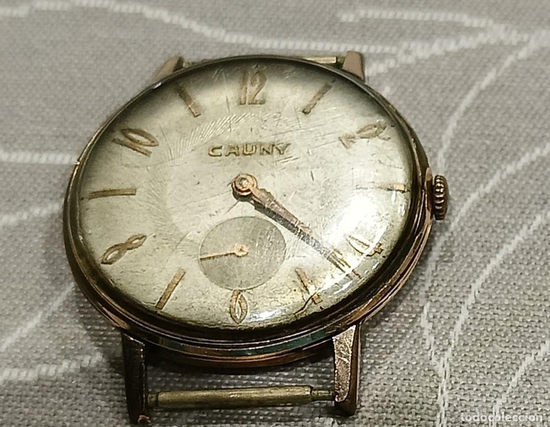 Relojes de pulsera: CAUNY vintage Prima de LUXE. FUNCIONA - Foto 3