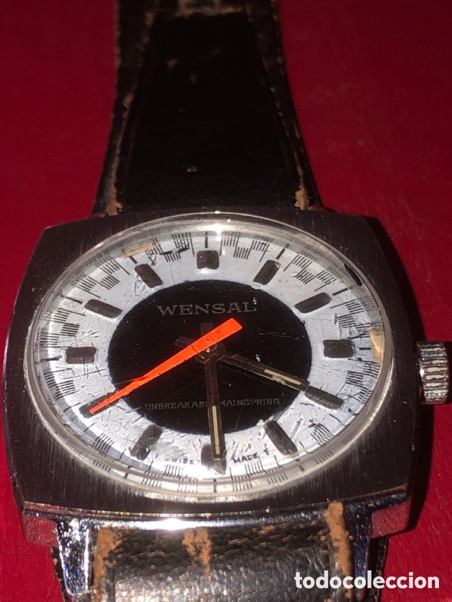 Relojes de pulsera: Reloj cuerda (a&ntilde;os 70)wensal(breakable Mainspring)