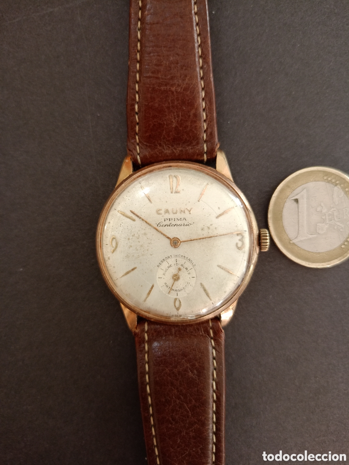 Relojes de pulsera: RELOJ CAUNY PRIMA CENTENARIO - Foto 5