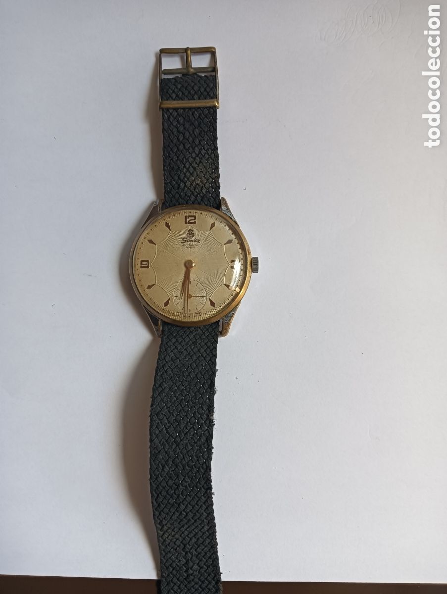 Relojes de pulsera: RELOJ DE PULSERA SANDOZ ANTIMAGNETIC 15 RUBIS MADE IN SWISS FUNCIONA CARGA MANUAL