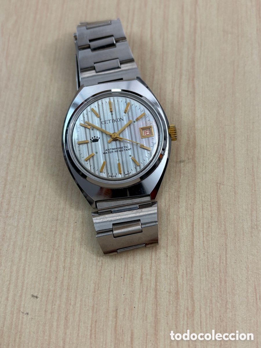 Relojes de pulsera: ✅ reloj CETIKON calendario carga manual hombres