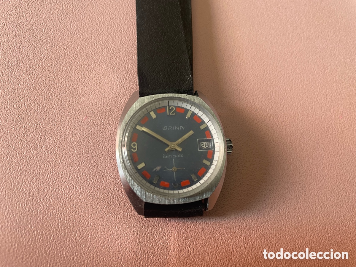 Relojes de pulsera: Reloj Pulsera Brina Antichoc Suizo Vintage Para Restaurar