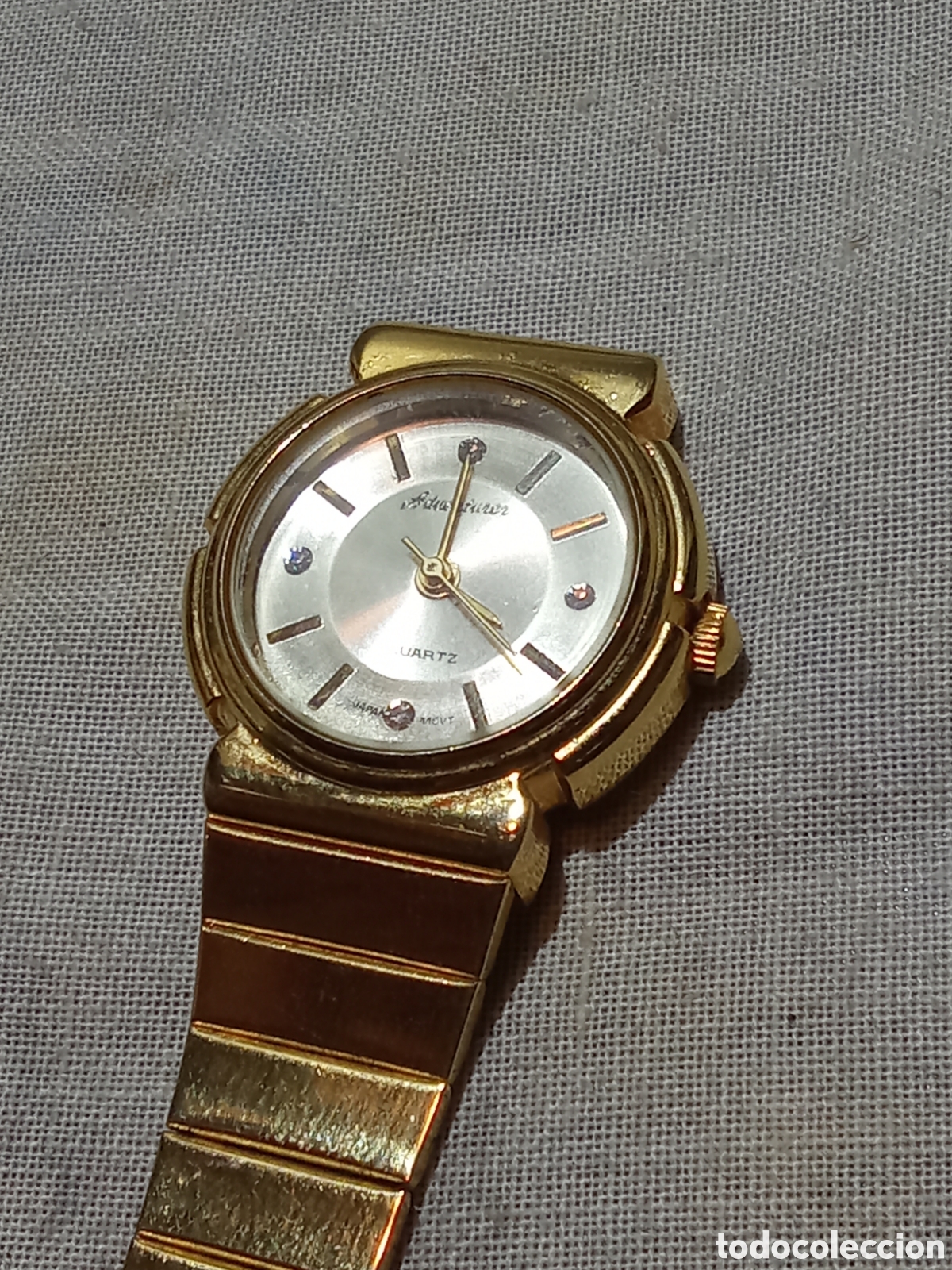 Relojes de pulsera: RELOJ DE PULSERA DORADO ADVENTURER MADE IN JAPAN